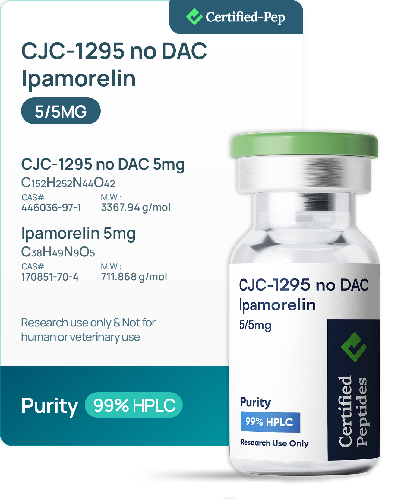 230083e2af3ab2075fdfed79cae4ec7fc6d75e3c CJC / IPA 5/5 MG