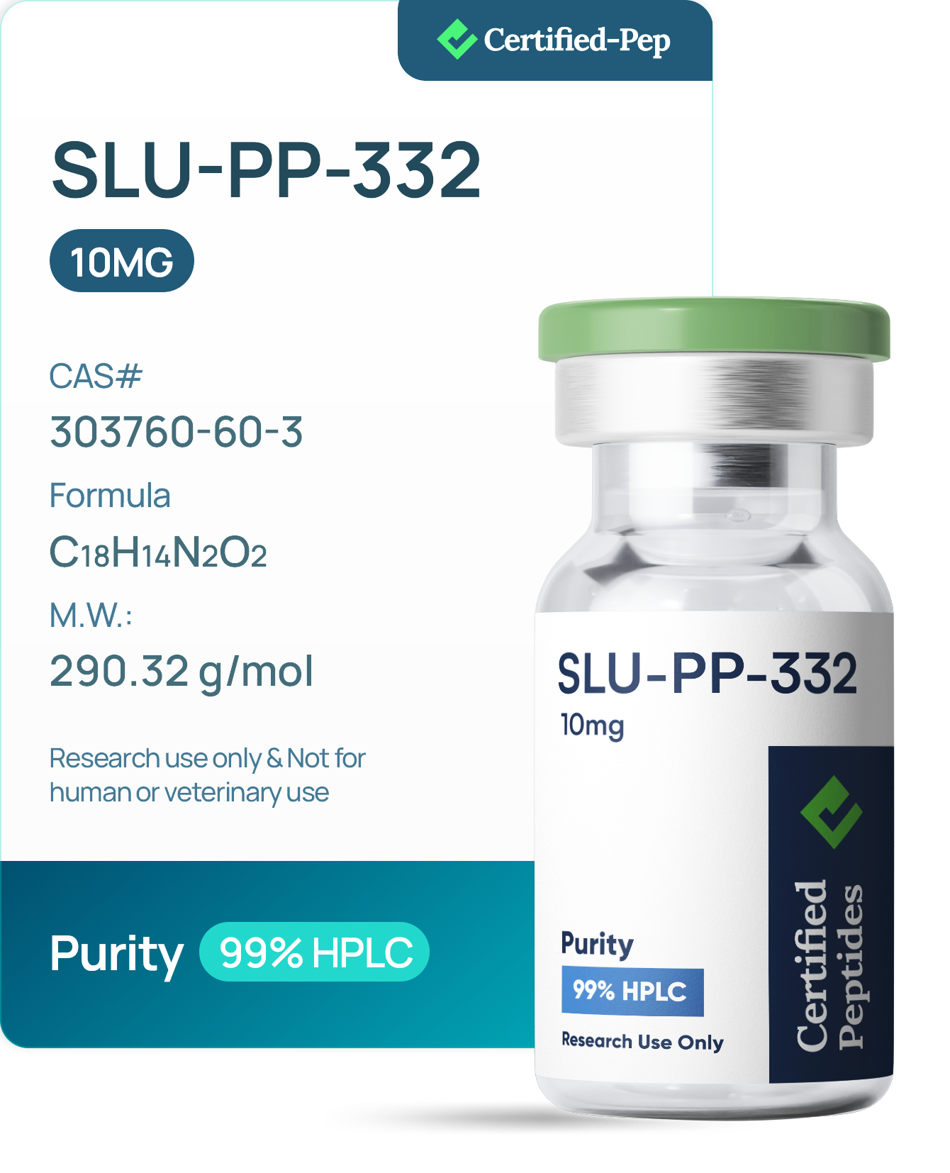 SLU-PP-332 10MG 3ML VIAL