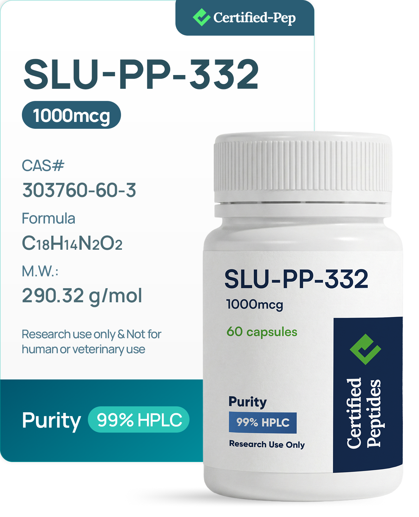 75190b07681cacf2ad3409e82e387cccecc5eabe SLU-PP-332 1000mcg 60 TABLETS